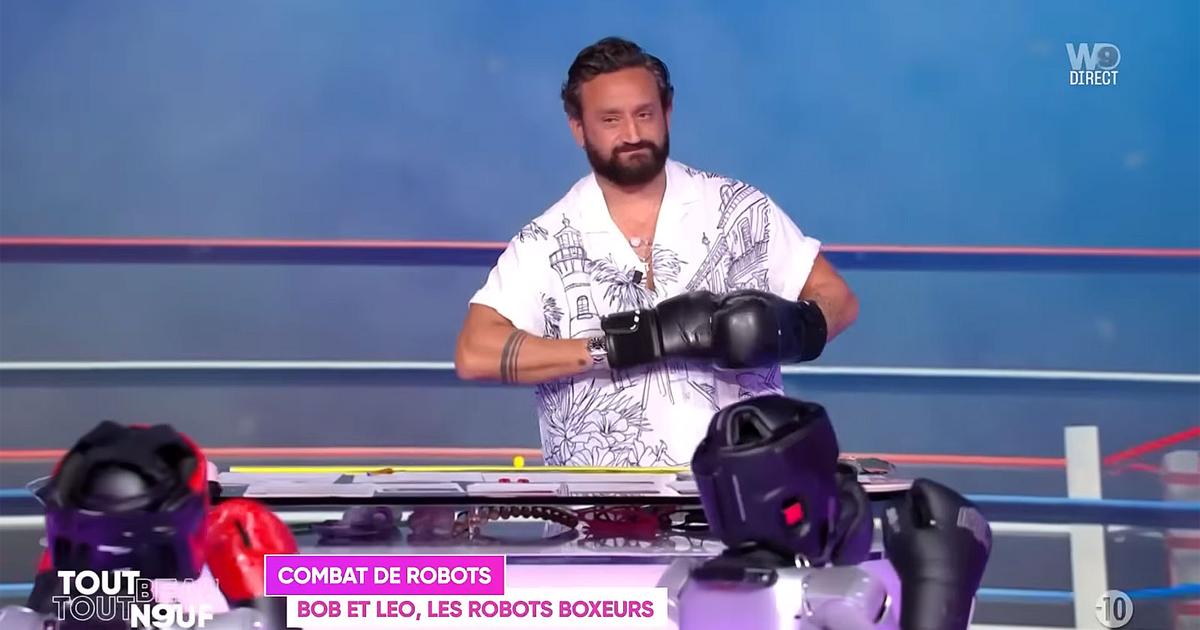 «La blague coûte 40.000 euros quand même» : Cyril Hanouna met K.-O. deux robots boxeurs dans «Tout beau, tout n9uf»