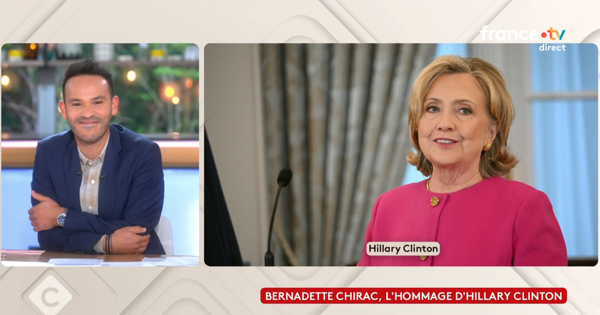 Mort de Bernadette Chirac : Hillary Clinton rend hommage à son «modèle» en direct dans «C à vous»