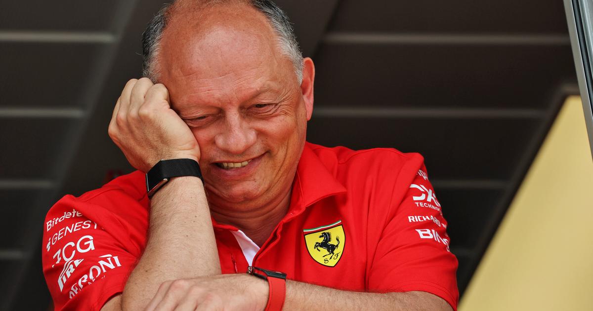 Formule 1 : Frédéric Vasseur, le patron français de Ferrari, de retour dans le paddock après son hospitalisation