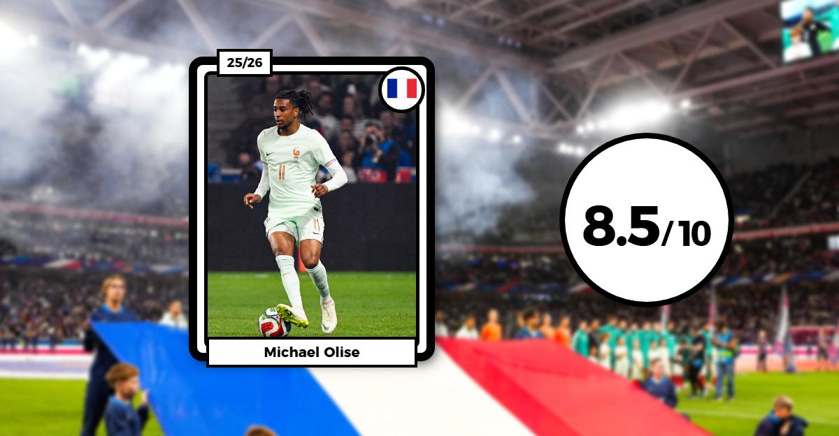 Les notes des Bleus contre l’Irlande du Nord : le récital de Michael Olise, les ratés de Kylian Mbappé