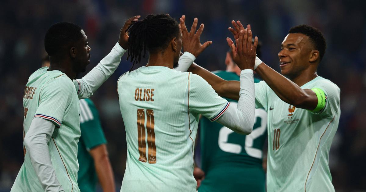 EN DIRECT - France-Irlande du Nord : les Bleus concrétisent leur domination, Olise marque un but de renard