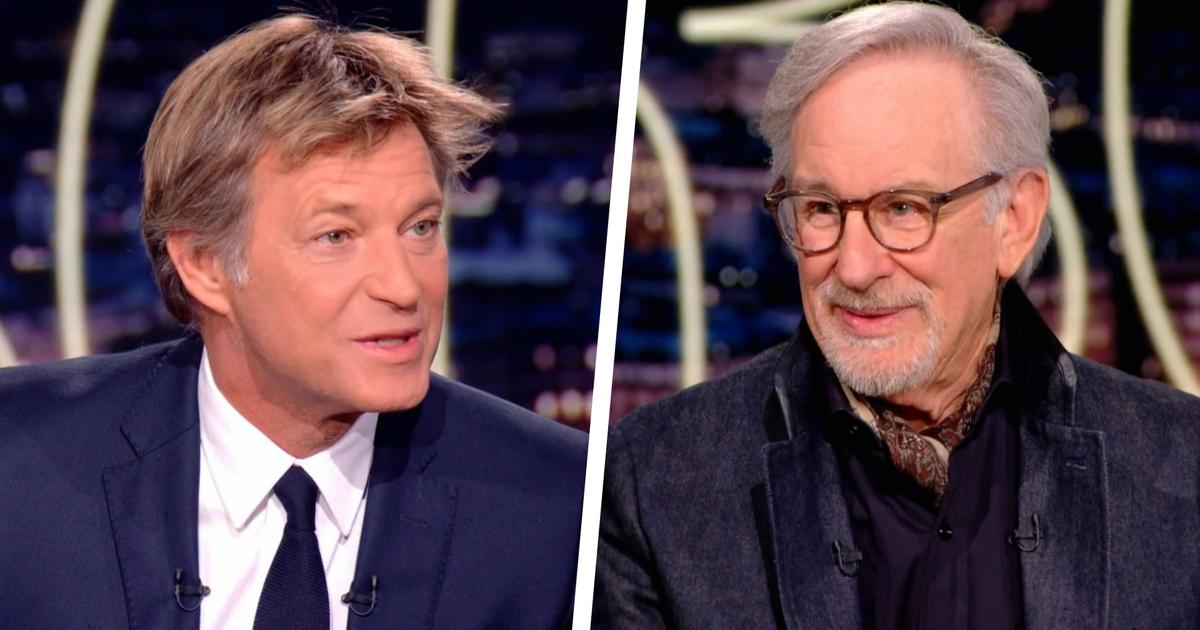 «Vous ne pouvez pas imaginer les émotions que vous m’avez procurées» : Laurent Delahousse ému face à Steven Spielberg