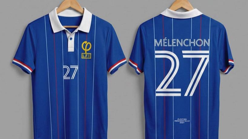 Coupe du monde 2026 : LFI commercialise un maillot spécial Mondial... pour financer la campagne présidentielle de Mélenchon