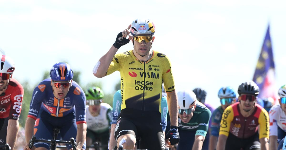 Cyclisme : Wout Van Aert s’impose au sprint sur la 5e étape du Tour Auvergne-Rhône-Alpes