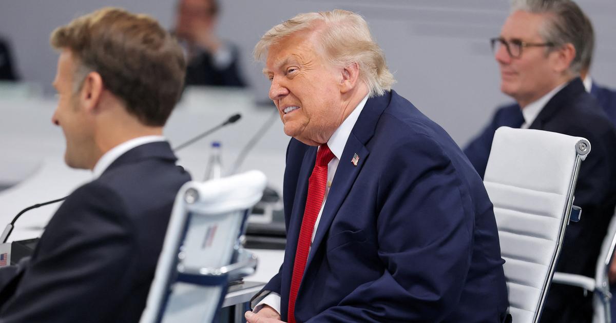 «C'est moi le patron» : Donald Trump arrive en dernier au sommet du G7, avec le sourire
