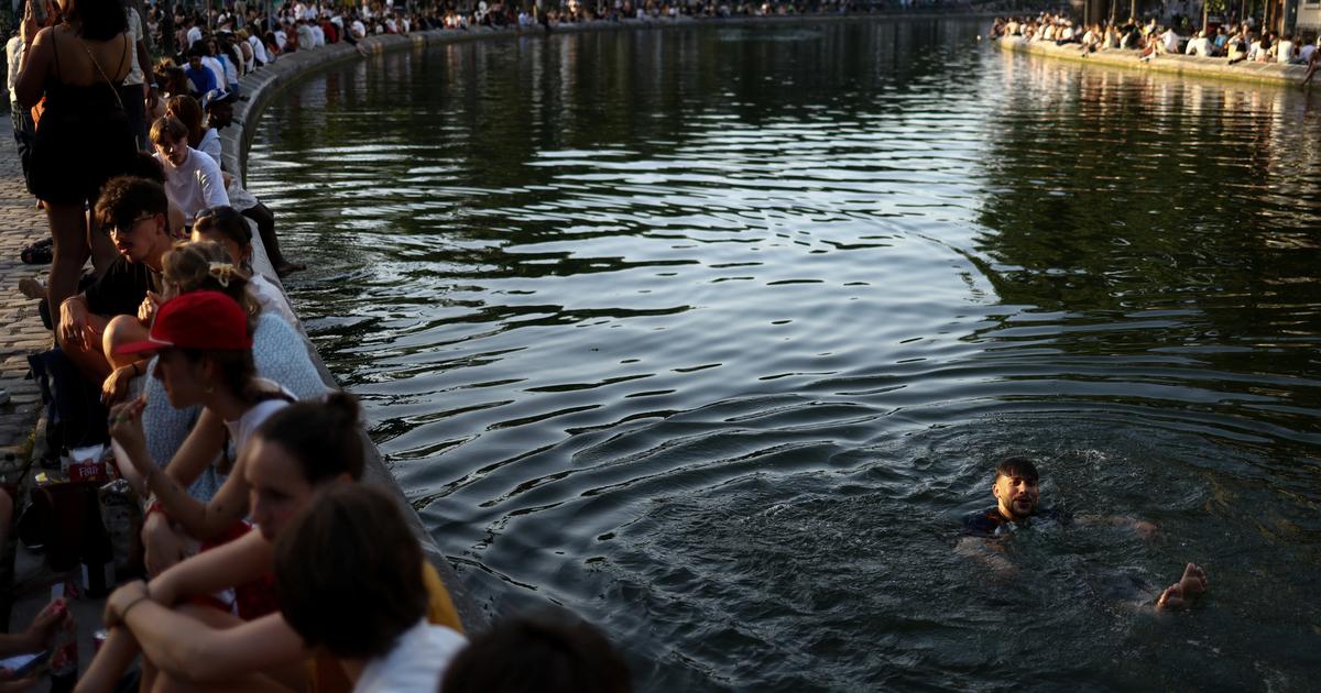 «À croire que, quand c’est légal, c’est moins amusant» : malgré la vague de chaleur, baignades mitigées au canal Saint-Martin