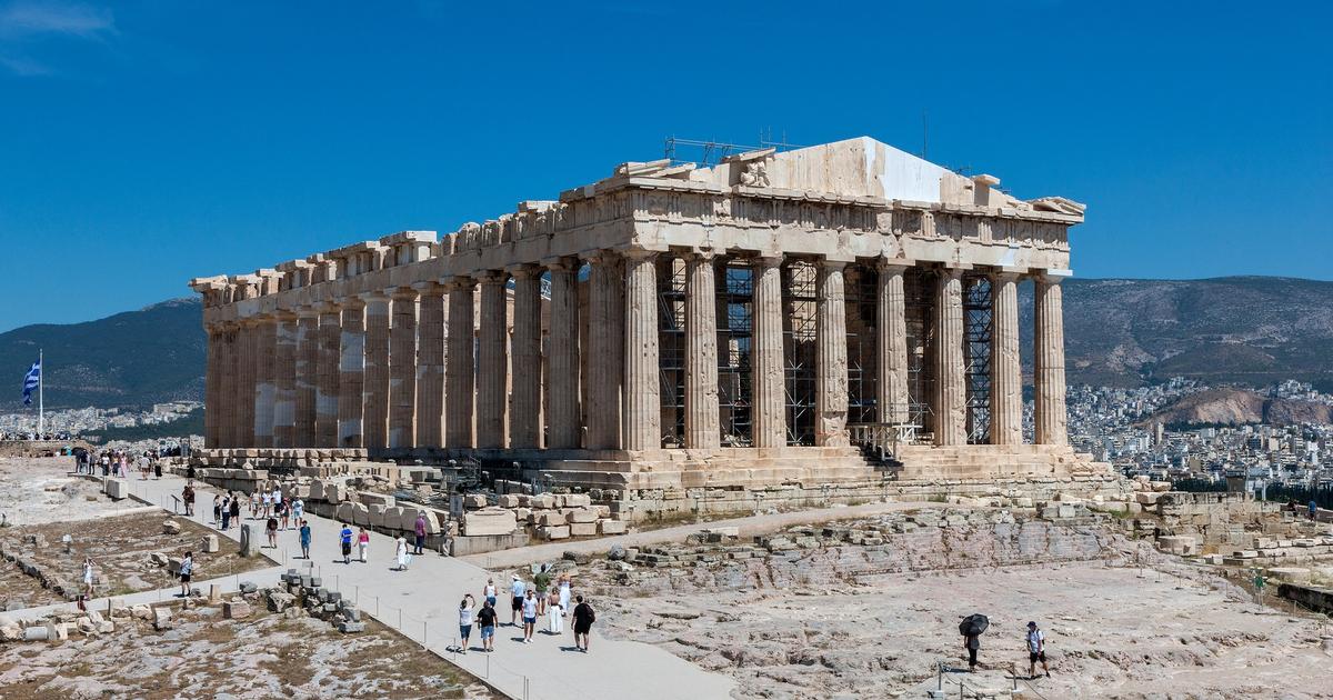 La Grèce achève la restauration de la façade ouest du Parthénon