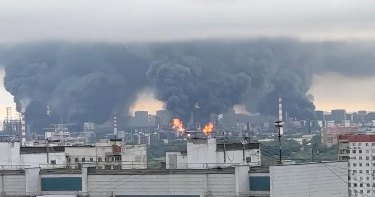 Ukrainian Drones Strike Moscow and Major Russian Oil Refinery