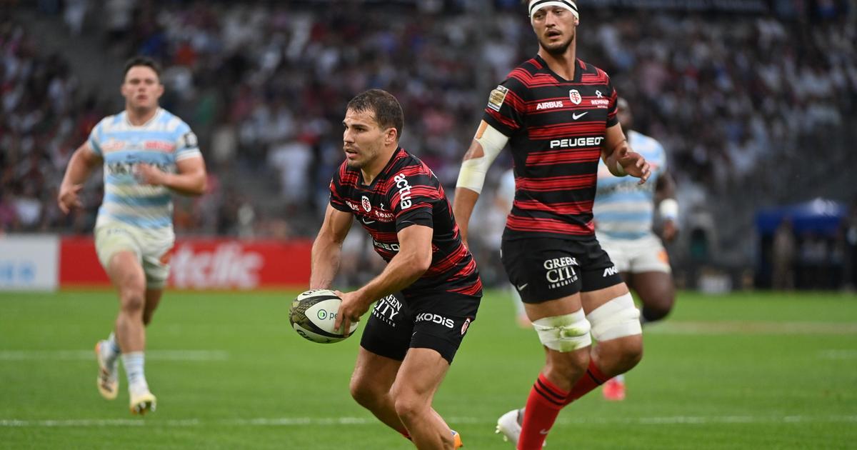 Toulouse-Racing 92 : en vidéo, le sublime coup de pied de Dupont qui offre le premier essai à Thomas