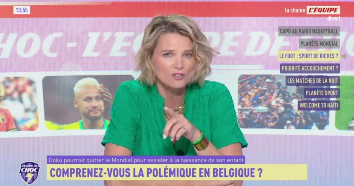 «Un moment dégueulasse où le papa ne sert à rien» : France Pierron virulente envers Jérémy Doku qui souhaite quitter le Mondial pour assister à la naissance de son premier enfant