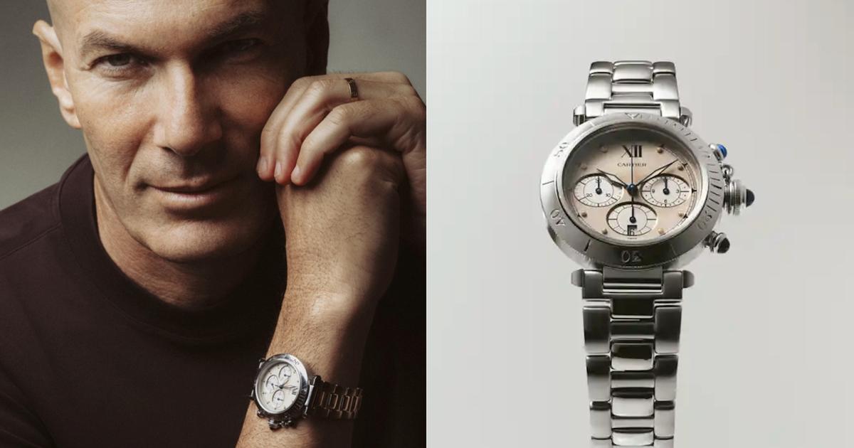 Zinédine Zidane : sa montre Cartier des débuts bordelais bientôt vendue