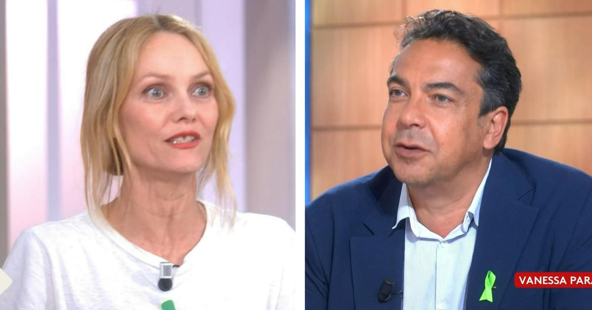 «Ne dites pas ça, je n’aime pas du tout ça» : Vanessa Paradis rembarre Patrick Cohen dans «C à vous»
