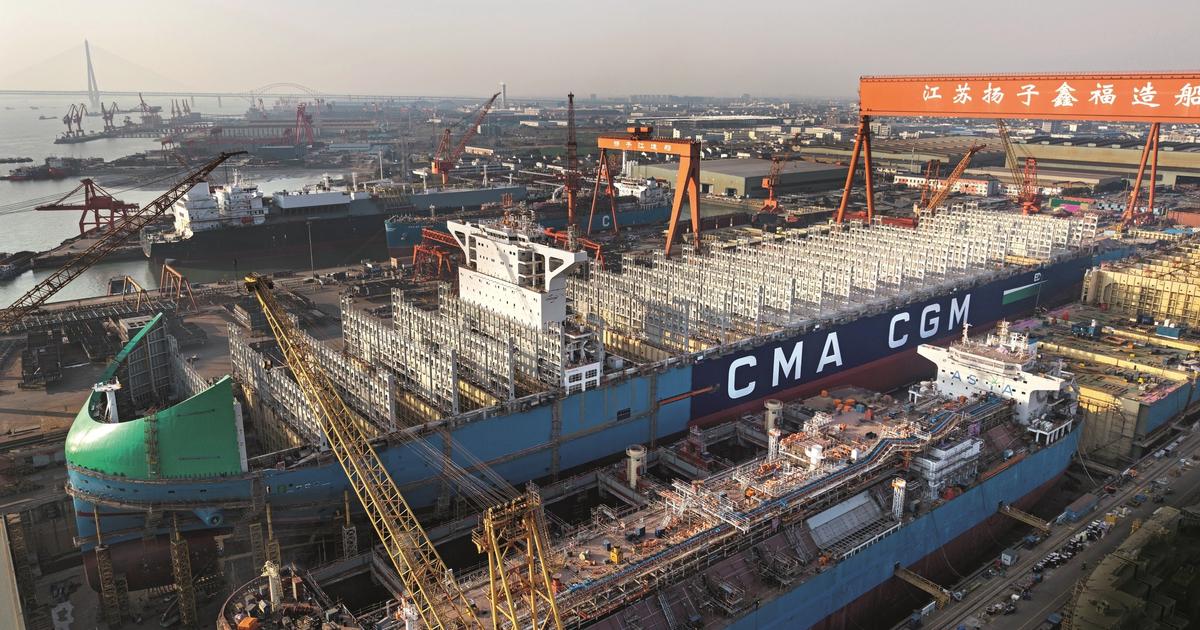 « Plus grands, plus propres, plus performants » : en Chine, notre visite du chantier démesuré où naissent les nouveaux géants des mers français