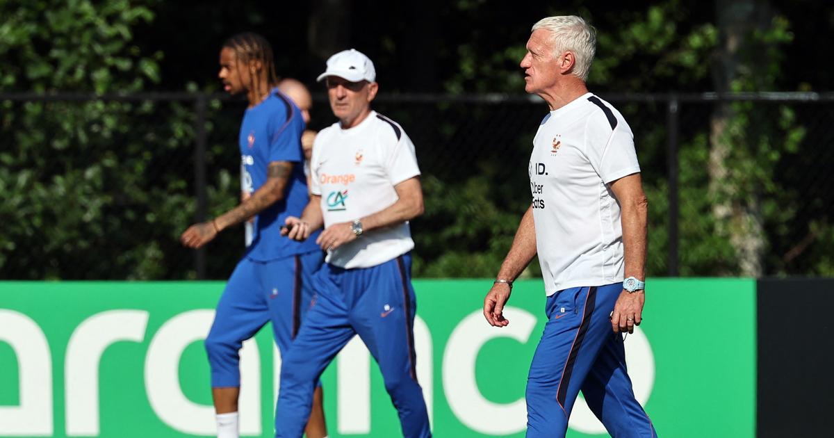 Coupe du monde 2026 : proche des joueurs, plaisanteries, échange avec Lacroix… Didier Deschamps de retour à l’entraînement des Bleus