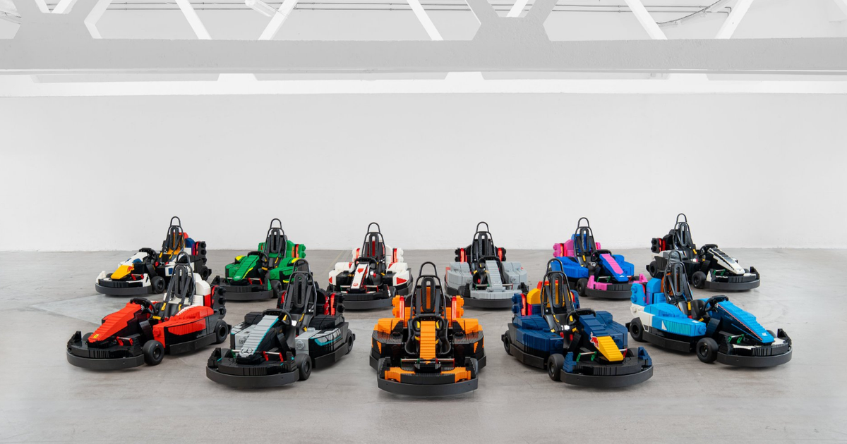 Formule 1 : une parade des pilotes insolite avec des karts en Lego à Silverstone, Verstappen pas emballé