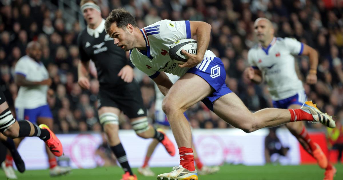 Rugby, Championnat des nations : en vidéo, l’essai de Penaud qui lance les Bleus face aux All Blacks