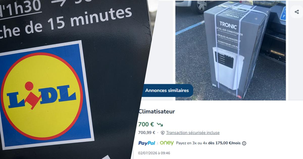 À peine achetés, les climatiseurs Lidl revendus «à prix d’or» sur les plateformes de seconde main