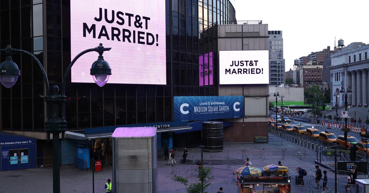 En images : le «mariage du siècle» de Taylor Swift et Travis Kelce a commencé à New York