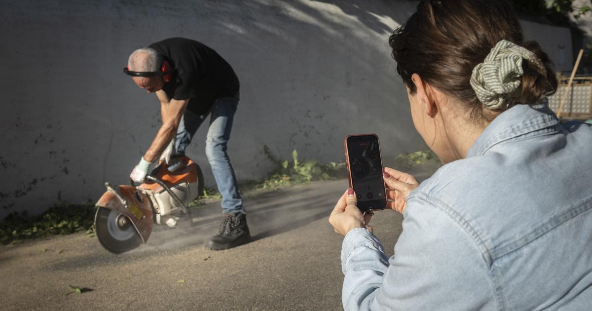 «Il faut filmer chaque étape des travaux» : face à la canicule, cette mère de famille joue les influenceuses pour transformer la cour d’école de sa fille