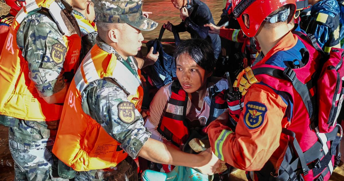 Intempéries en Chine : au moins 130.000 personnes évacuées par les secours