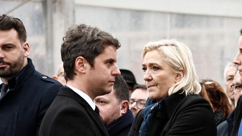 «Une appropriation indue» : Attal annonce des poursuites contre Le Pen autour du slogan «Renaissance»