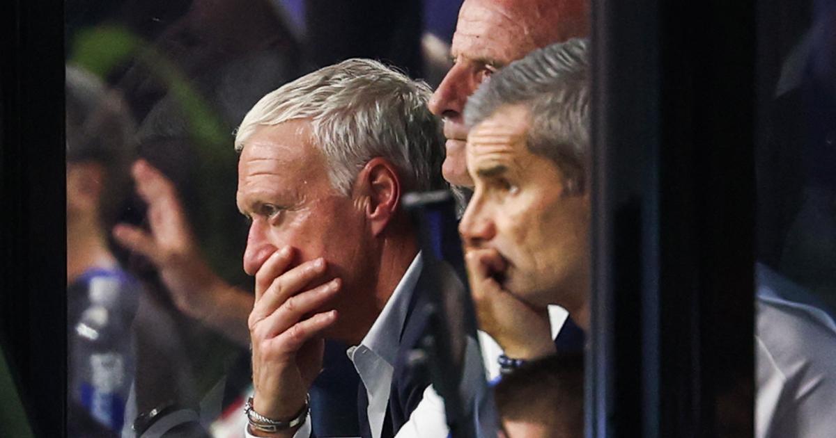 Contextual image from Le Figaro coverage of France's semifinal defeat to Spain and the unfinished end of Deschamps' reign.