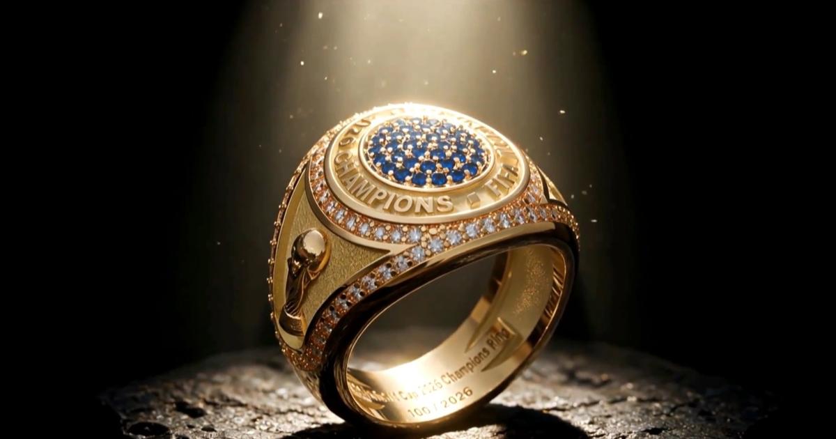 Image accompanying Le Figaro coverage of the NBA-style championship rings introduced for the 2026 World Cup final.