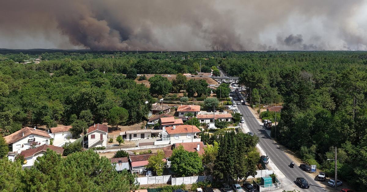 EN DIRECT - Incendie en Gironde : 20.000 personnes évacuées, 2400 hectares brûlés, des «vents erratiques»... Suivez l’évolution du feu près du bassin d’Arcachon