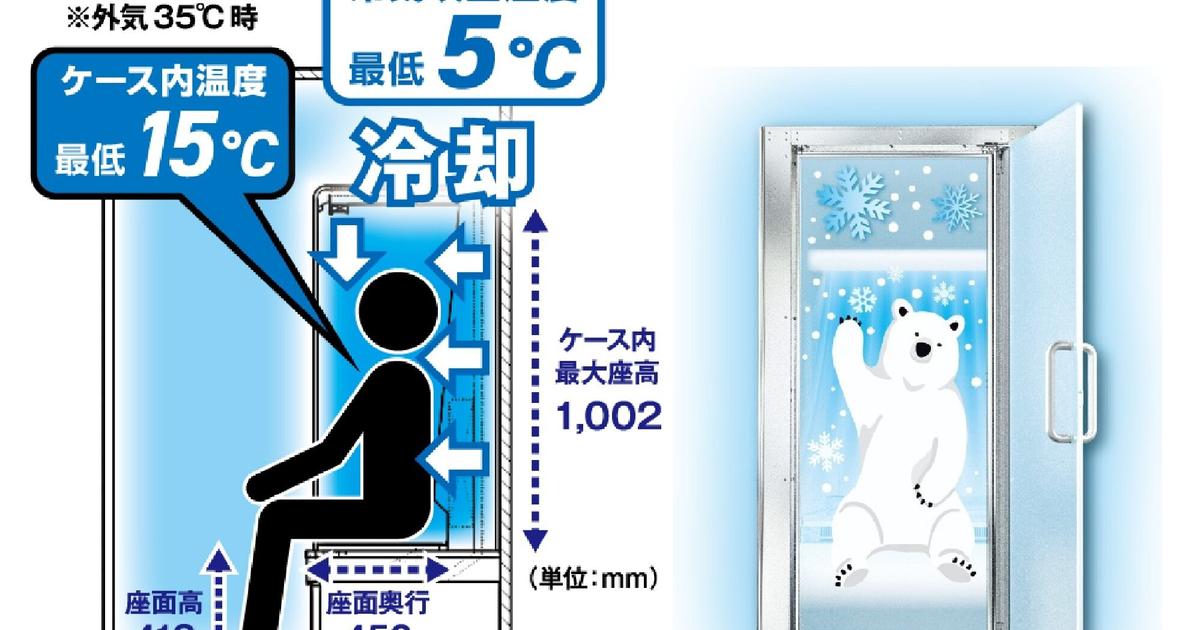 Face à la multiplication des canicules, une entreprise japonaise invente un frigo pour humains