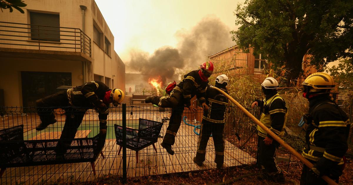 Incendie en Gironde : les images apocalyptiques des flammes et des fumées