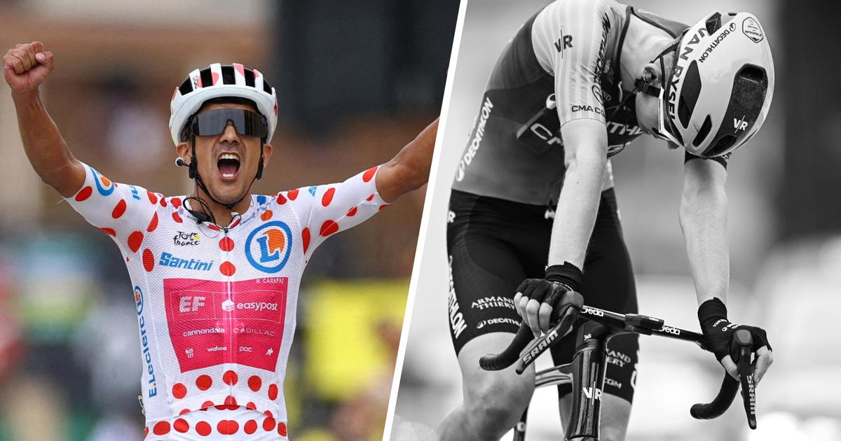 Tour de France : le géant des Alpes Carapaz, le cauchemar de Seixas, le regard noir de Pogacar... Les tops et les flops de la 20e étape