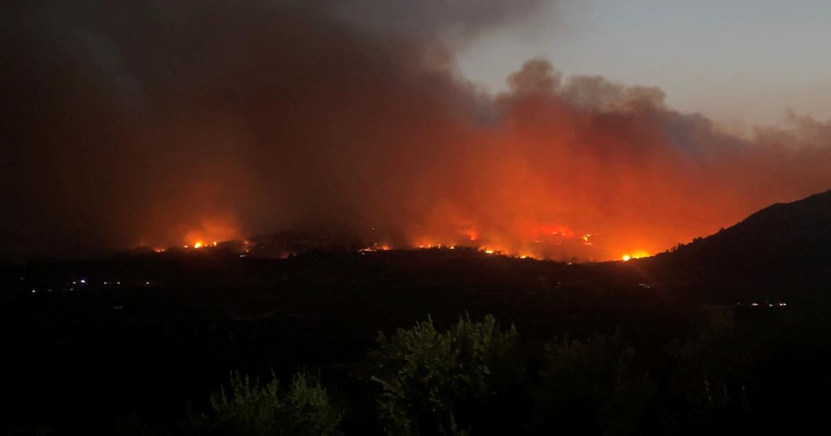«L’incendie dépasse nos capacités d’extinction» : en Espagne, le feu hors de contrôle près de Valence, 15.000 évacués