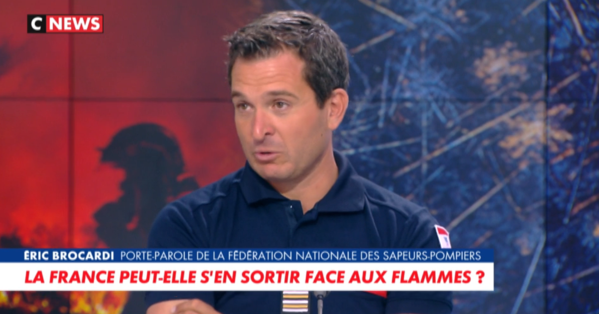 «Il y a des pertes» : le porte-parole de la fédération nationale des sapeurs-pompiers en larmes sur CNews