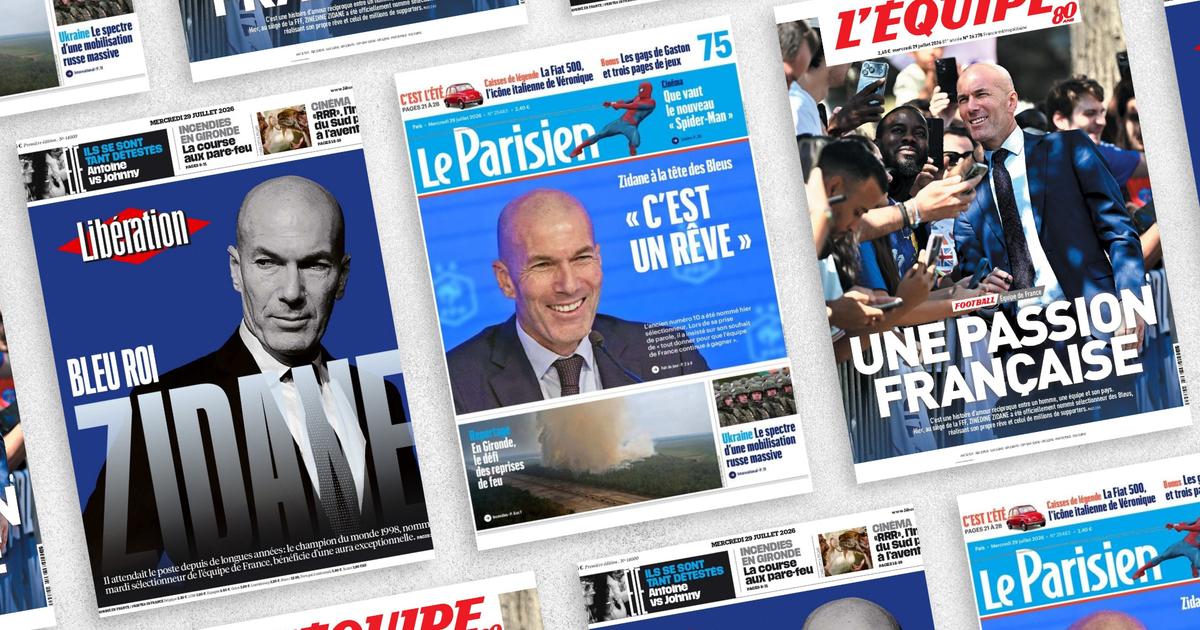 «L’élu», «une aura éternelle», «charisme fou»... La presse s’émerveille après la nomination de Zidane à la tête des Bleus