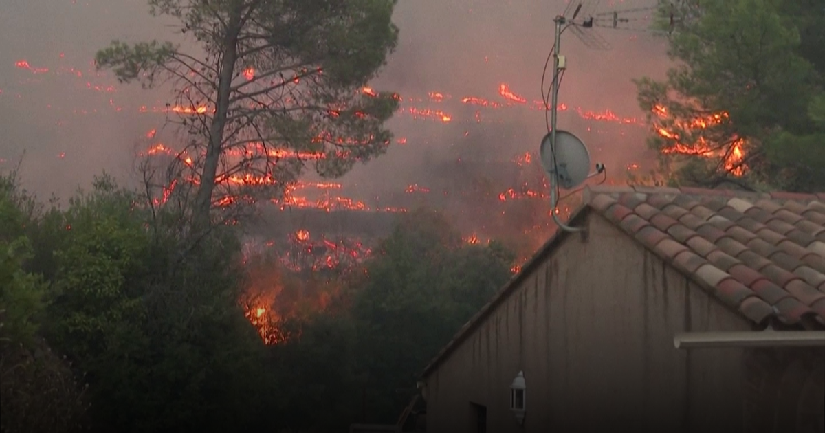 «C’est vraiment l’apocalypse» : les images des nouveaux incendies dans le Var, 2500 habitants évacués