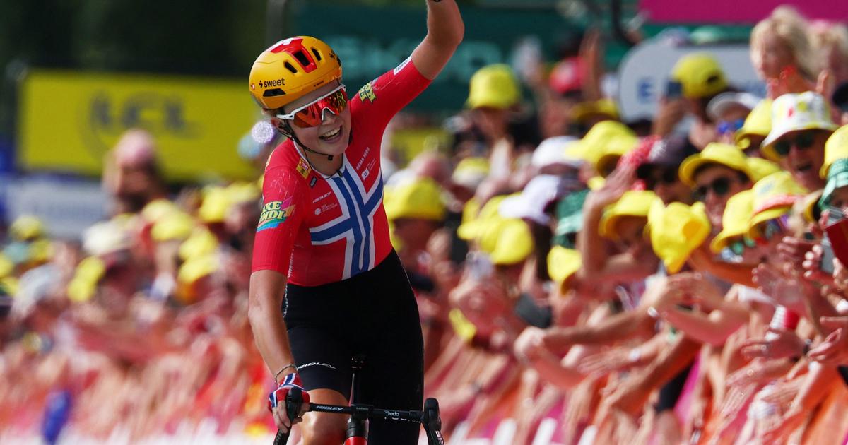 Tour de France femmes : le grand numéro de Haugset, victorieuse de la 3e étape et nouvelle maillot jaune