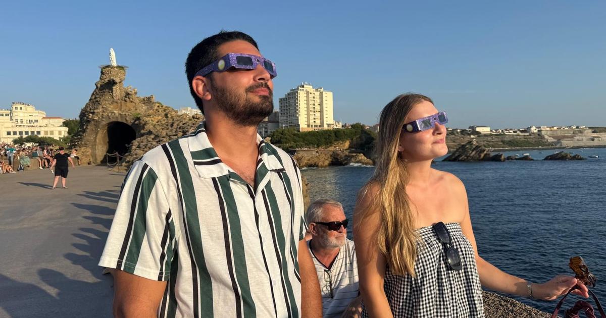«La lumière était presque mystique» : à Biarritz, meilleur point d’observation de France, la foule captivée par l’éclipse
