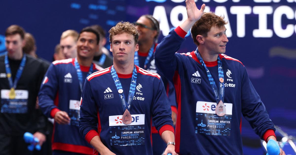 Championnats d’Europe de natation : portés par Léon Marchand et Maxime Grousset, les Bleus arrachent le bronze sur le relais 4x100m 4 nages