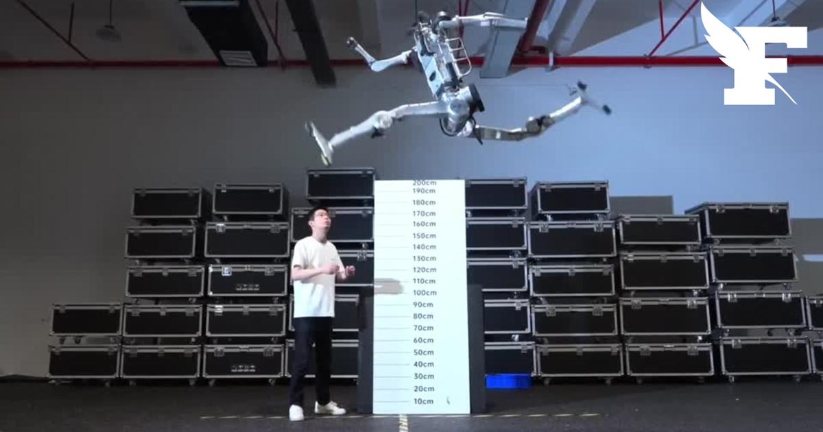 Chine : le spectaculaire saut de deux mètres du nouveau robot «Superman», capable d’atteindre 45,6 km/h