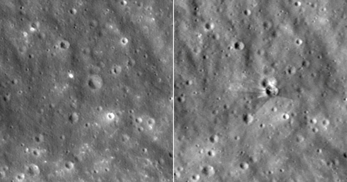 La NASA publie les images du cratère lunaire formé par une fusée SpaceX