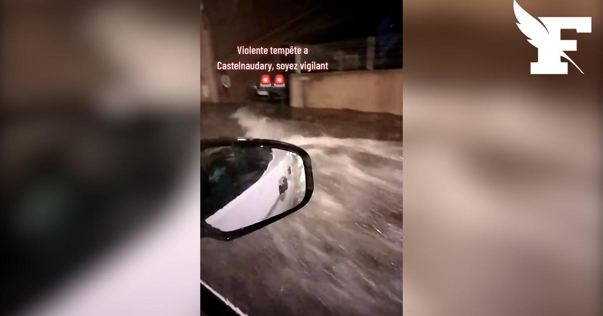 Pluies torrentielles, vents violents, 700 personnes évacuées : les images des orages dans l’Aude