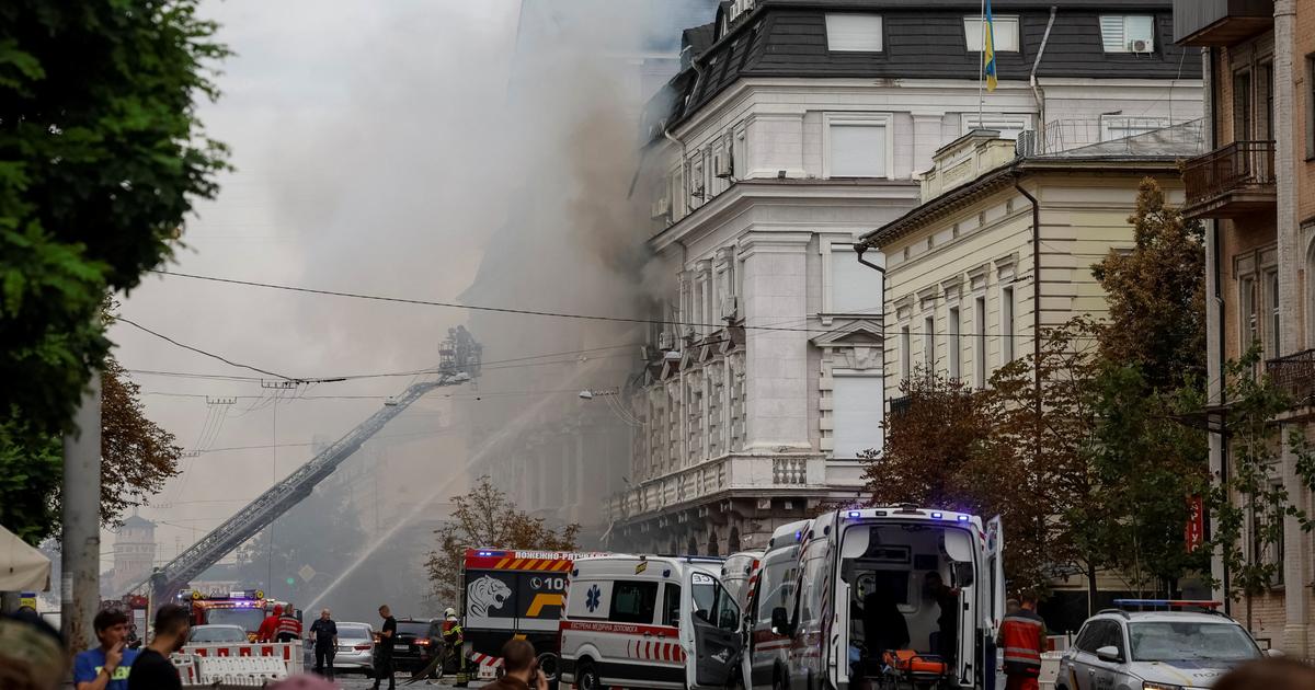 Guerre en Ukraine : le siège des services de sécurité touché par une frappe russe en plein centre de Kiev