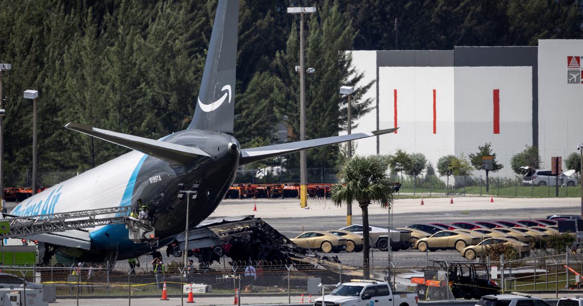 Miami : la boîte noire de l'avion-cargo d'Amazon a été récupérée