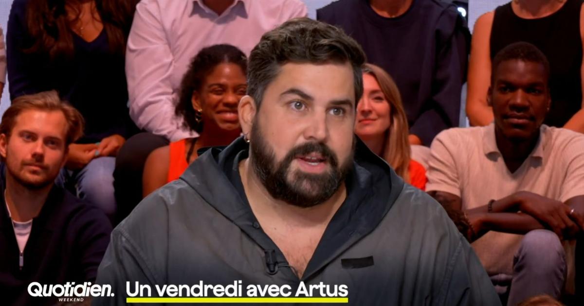 «J’en ai longtemps souffert» : Artus parle de ses complexes liés à son poids dans «Quotidien»