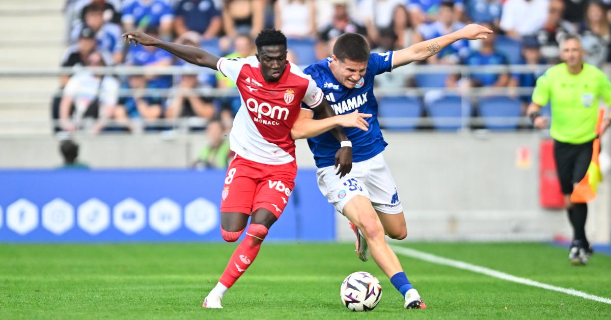 Ligue 1 : Monaco s’en sort à Strasbourg et recolle en tête du classement
