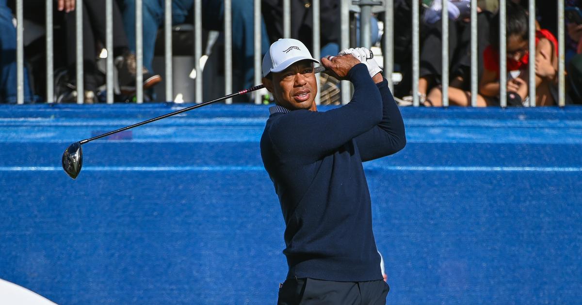 Golf : Tiger Woods a retapé des balles devant le public new-yorkais