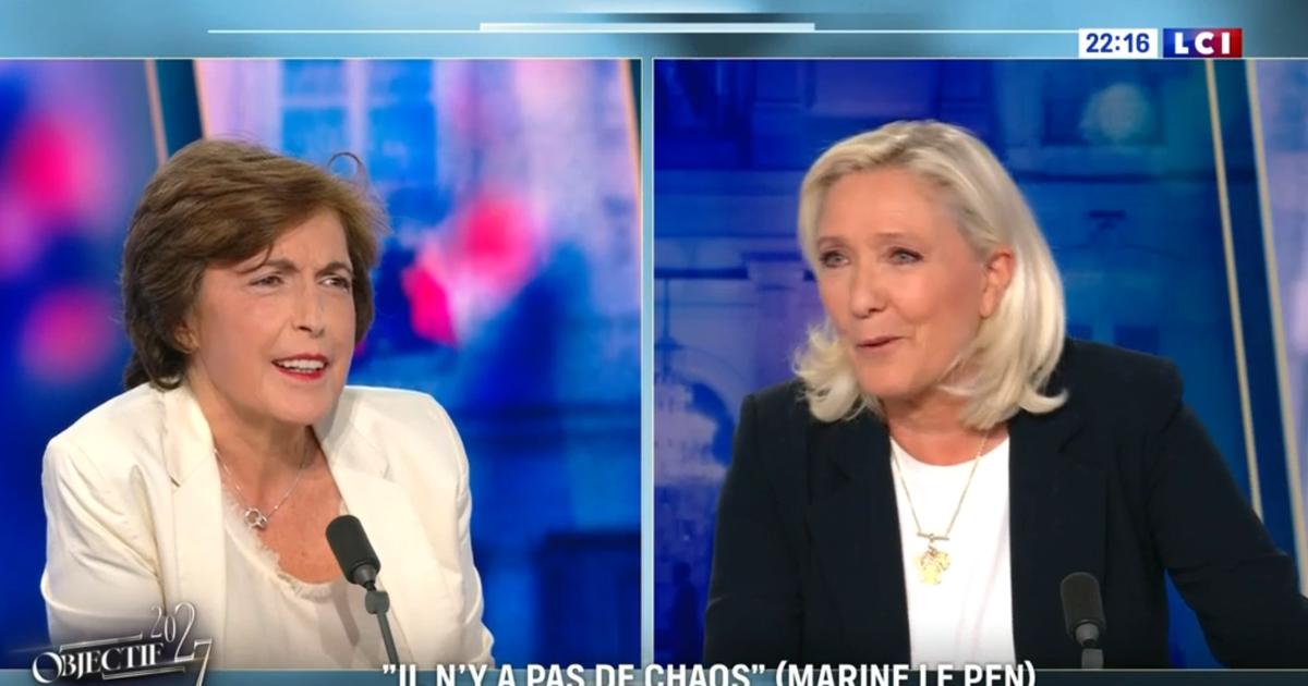 «Ce n’est pas du journalisme» : Marine Le Pen tacle Ruth Elkrief en direct sur LCI