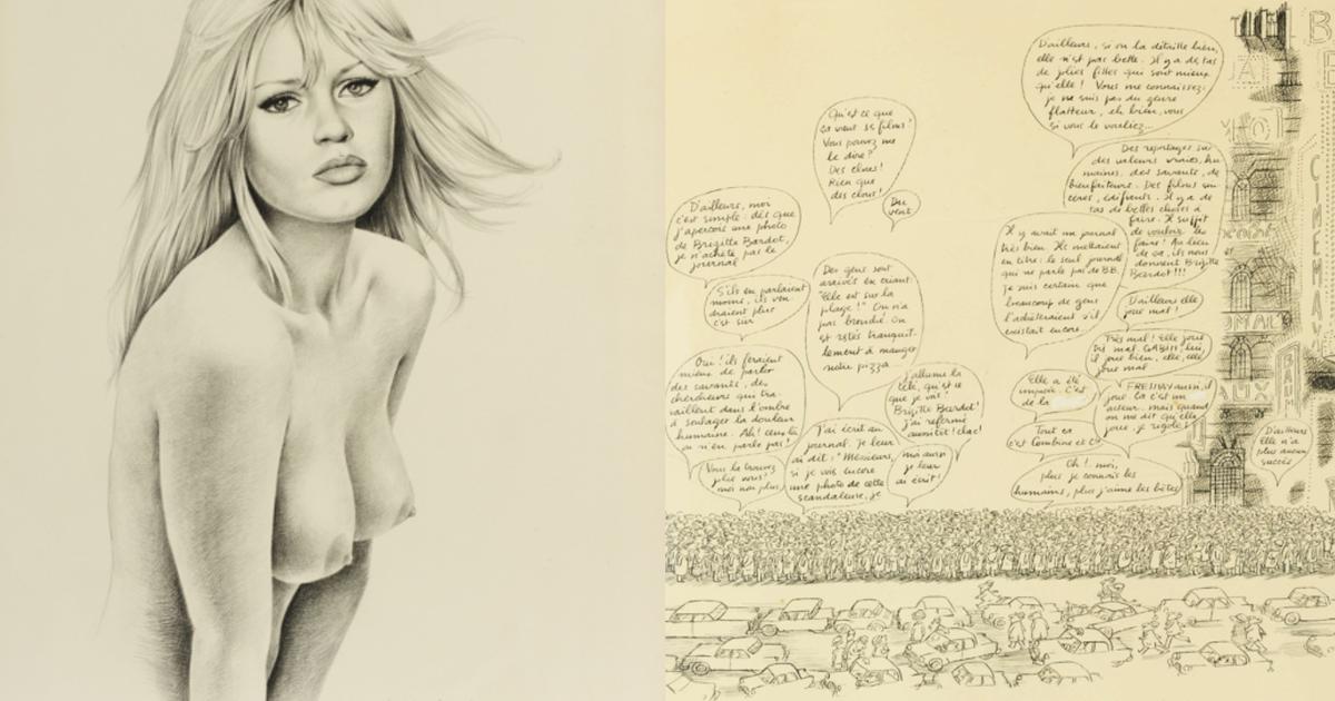 Un Sempé dédicacé, un drôle de Kamasutra… les chers souvenirs de Brigitte Bardot aux enchères