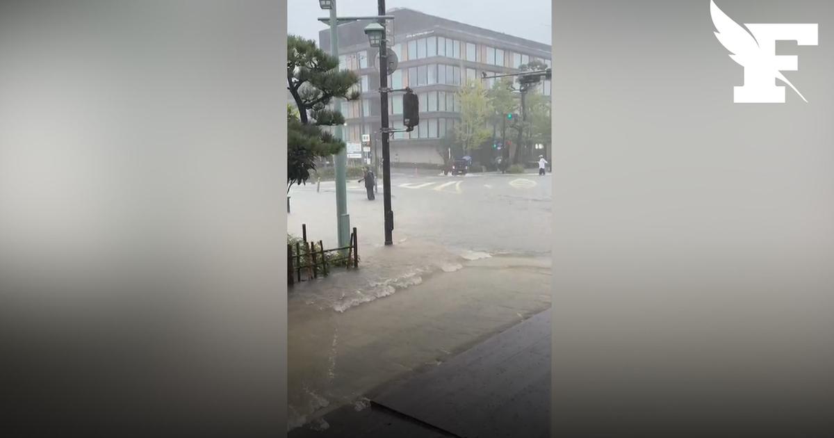 Quatre morts, 46.000 foyers privés d’électricité, glissements de terrain… Le Japon en proie à des inondations après le passage du typhon Dujuan