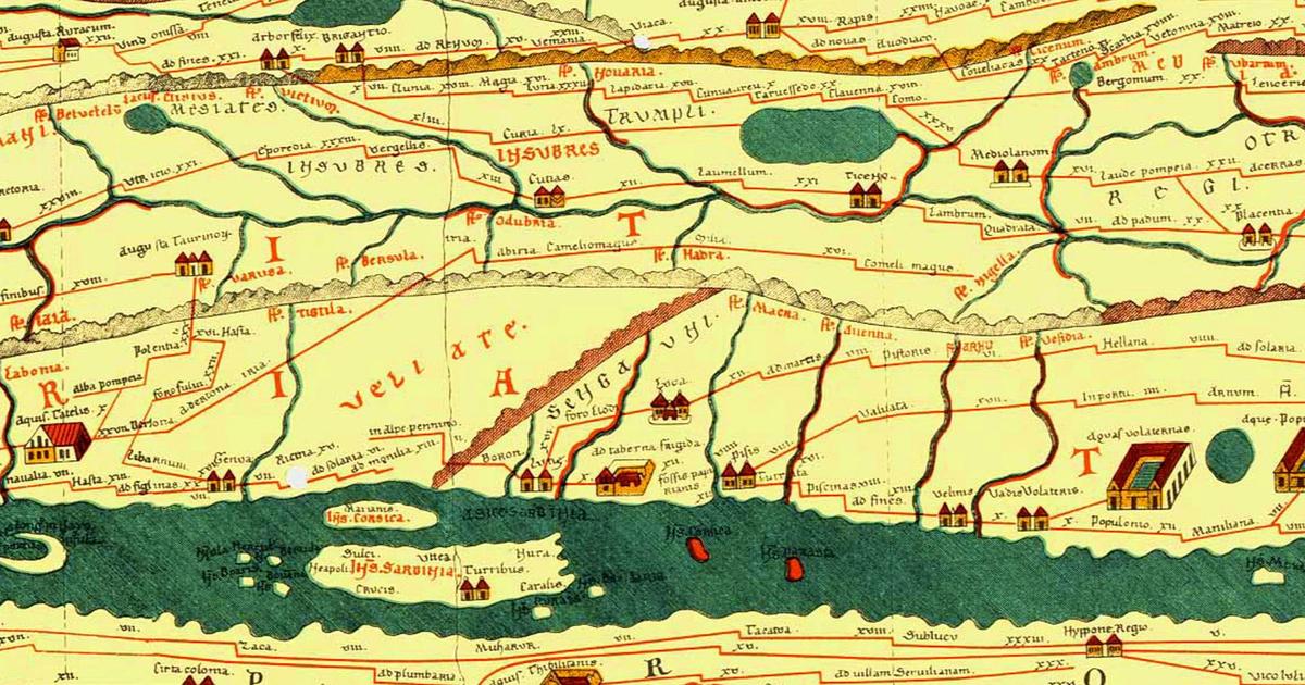 Le «Google Maps» antique qui montre que tous les chemins ne menaient pas à Rome